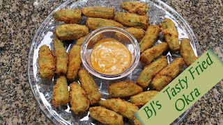 Tasty Fried Okra [upl. by Kilroy]