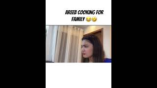 Areeb ny kitchen mein aag laga di 😂🤣 shots shorts funny fyp [upl. by Allehcram]