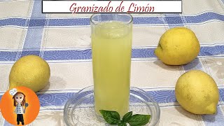 Granizado de limón auténtico  Receta de Cocina en Familia [upl. by Trebleht]