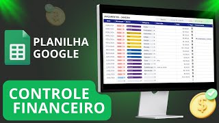 Planilha Google de Controle Financeiro [upl. by Alansen396]