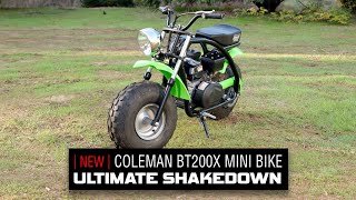 Coleman BT200X Mini Bike Ultimate Shakedown [upl. by Adara]