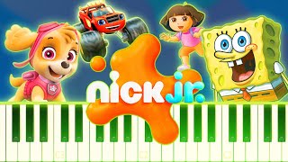 🎵 10 NICK JR CARTOONS THEMES ON PIANO [upl. by Attiuqehs704]