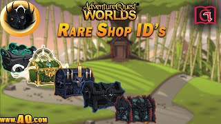 AQW SHOP IDs 2022 RARE SHOP AQWorlds 2022 GRİMORE LİTE [upl. by Aynor472]