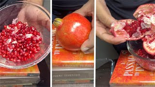 How to Cut a Pomegranate Easily No Mess Just Perfect Seeds [upl. by Eico821]