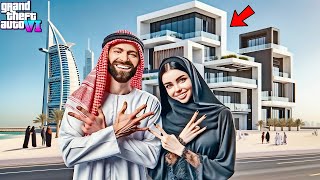 😍Governor Michaels New Mansion In DubaiGTA 5 Governor Michael Real Life Mod Remastered Episode 16 [upl. by Killigrew]