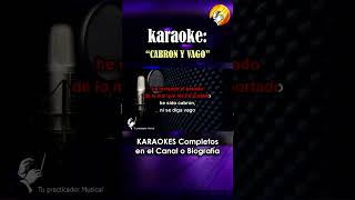 Cabron y vago  KARAOKE cabronyvago karaoke losdoscarnales [upl. by Charron]