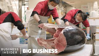 How A 600 Pound Tunafish Sells For 3 Million At The Largest Fish Market In The World  Big Business [upl. by Ebberta]