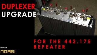 N0AGI  BpBr Duplexer Upgrade  N0AGI 442175 Repeater [upl. by Ahsikym]