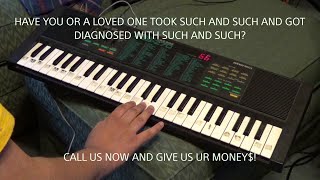 Partially playing that Goldwater Law Firm commercial music on a Keyboard [upl. by Lona]