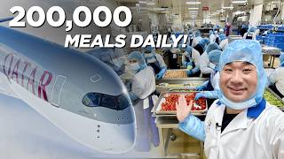 Inside Qatar Airways  How do they make 200000 Airplane Meals a day [upl. by Phineas]