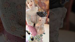 Антиквариат Antiques PorcelainDog PorcelainCat figurines porcelain girl porcelain boy ceramic [upl. by Naux]