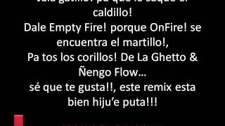 De La Ghetto ft Varios Artistas Jala Gatillo Remix Letra Lyrics [upl. by Shreve]