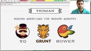 Getting started with Yeoman and generatorwebapp [upl. by Ahsikit]