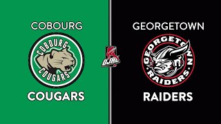 OJHL Highlights  Cobourg Cougars VS Georgetown Raiders  November 29 2023 [upl. by Ellenig]