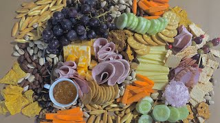 MY GRAZING PLATTER ON A BUDGET WITH PINOY SNACKS [upl. by Esyahc]