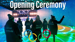 Opening Ceremony Beijing 2022 Olympics  Team GB  Vlog 23 [upl. by Oirotciv]