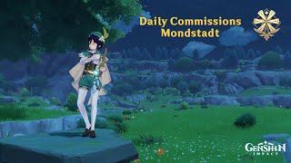 Mondstadt 37  Daily Commission Series [upl. by Iosep842]