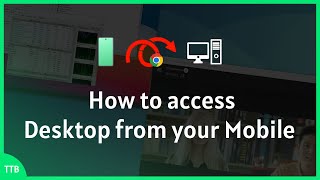 How to access desktop from your mobile Chrome Remote Desktop [upl. by Marie-Jeanne329]