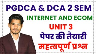 INTERNET AND E COMMERCE  UNIT 3  HTML FULL COURSE IN HINDI  DCA AND PGDCA 2ND SEM [upl. by Nats]