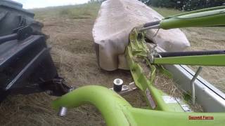 Mowing hay with the claas 2650 plus part 2 [upl. by Sylvie]