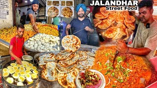 Top 5 Famous Street Food in Jalandhar  Kulcha Chole Nutri kulcha Pakoda amp Rabri Faluda [upl. by Yddur52]