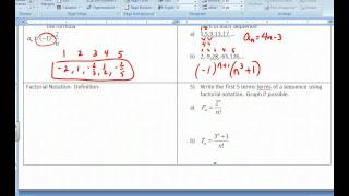 PreCalc Section 91 Intro to Sequences and Series [upl. by Llenrap]