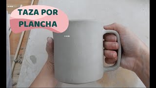 Haciendo una TAZA ☕ por PLANCHA  Cerámica [upl. by Aneri696]