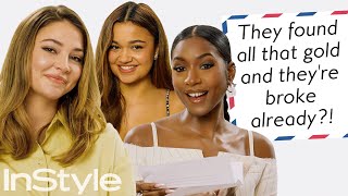 ‘Outer Banks’ Cast Answers Fan Mail  InStyle [upl. by Milon]