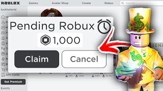 How To Get Pending Robux  Full Guide [upl. by Sikes]