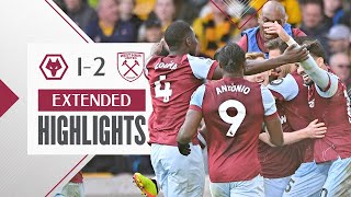 Extended Highlights  Late WardProwse Winner Gives Hammers Crucial Victory  Wolves 12 West Ham [upl. by Hutton470]