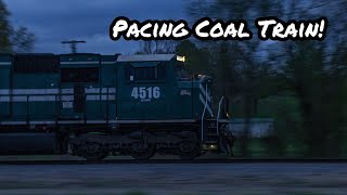 Pacing PampL Coal Train [upl. by Waldman]