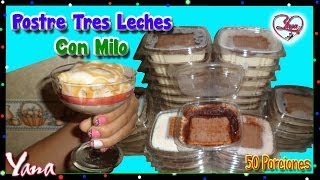 Postre de tres leches 50 porciones  Yana [upl. by Chaille]