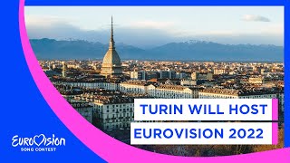 Turin will host Eurovision 2022 🇮🇹 [upl. by Rosenkranz855]