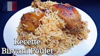 Recette Biryani Poulet  Briani Poulet Mauricien en Français 🇫🇷 [upl. by Bevin440]