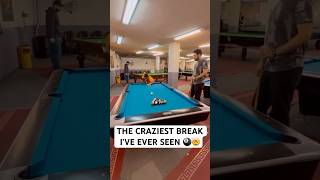 THE CRAZIEST BREAK I’VE EVER SEEN 🎱🤯 [upl. by Einolem]