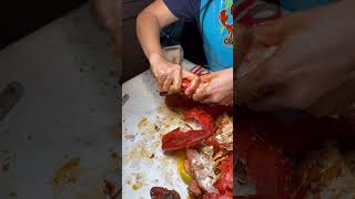 Freshest Lobster Claw very tender Angry Crab Shack HendersonLas Vegas eatandoutlasvegas [upl. by Russia]