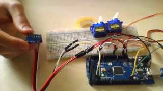 arduino ve adxl345 ivmeölçer ile servo motor kontrolü [upl. by Einon409]