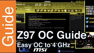 Easy Z97 OC Guide from stock to 4GHz [upl. by Oruntha]