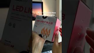 INSTALL with us LED chandelier light bulbs lighting asmr home ledlights smartgadgets new [upl. by Jeff]