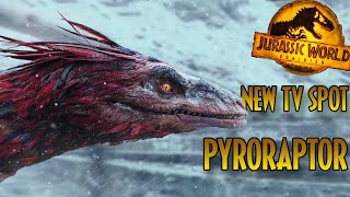 quotIt can Swimquot NEW OFFICIAL PYRORAPTOR TV SPOT Jurassic WORLD DOMINION [upl. by Assiran212]