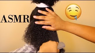 ASMR  Relaxing Natural Kinky Hair Combing amp Brushing  No Talking  ASMR Jay [upl. by Drais774]