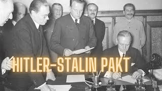 Der HitlerStalin  MolotowRibbentrop Pakt schnell erklärt [upl. by Myrtie86]