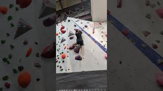 Slappy v5v7 at depot nots boulder bouldering climbinggym climbing boulderclimber climb [upl. by Akcir56]