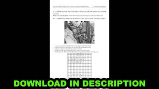 Massey Ferguson 3400 S Service Manual PDF  English Workshop Repair Download [upl. by Led576]