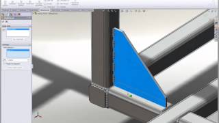 SOLIDWORKS Whats New 2011 Section 01 Weldments [upl. by Aicram]