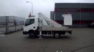 774355 NISSAN CABSTAR 3511 WCOMILEV EN100TVL WORK LIFT 1000CM 0807 [upl. by June]