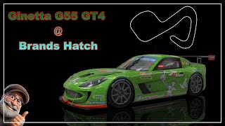 Assetto Corsa  POV  Ginetta G55 GT4  Brands Hatch [upl. by Novihs]