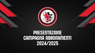 PRESENTAZIONE CAMPAGNA ABBONAMENTI 20242025 [upl. by Akirrehs376]