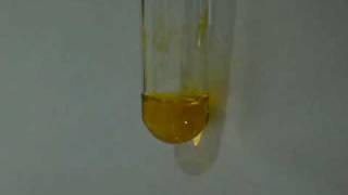 Mixing potassium dichromate and sodium hydroxide [upl. by Yhtomot633]