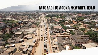 Progress Of Work On The 23Km Takoradi To Agona Nkwanta Dualization Project [upl. by Zeugirdor]